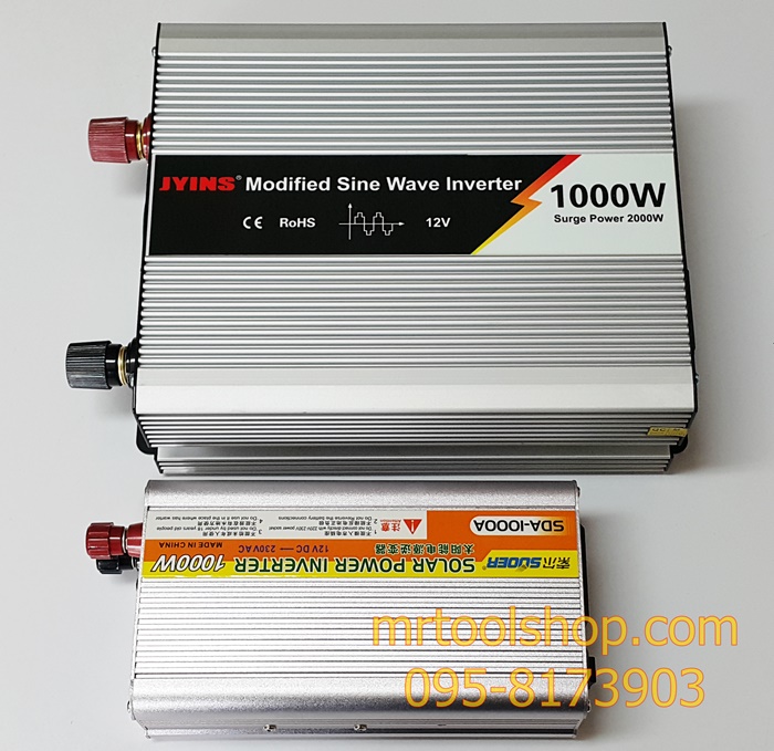 อินเวอร์เตอร์ โมดิฟายเวฟ 1000w 12v